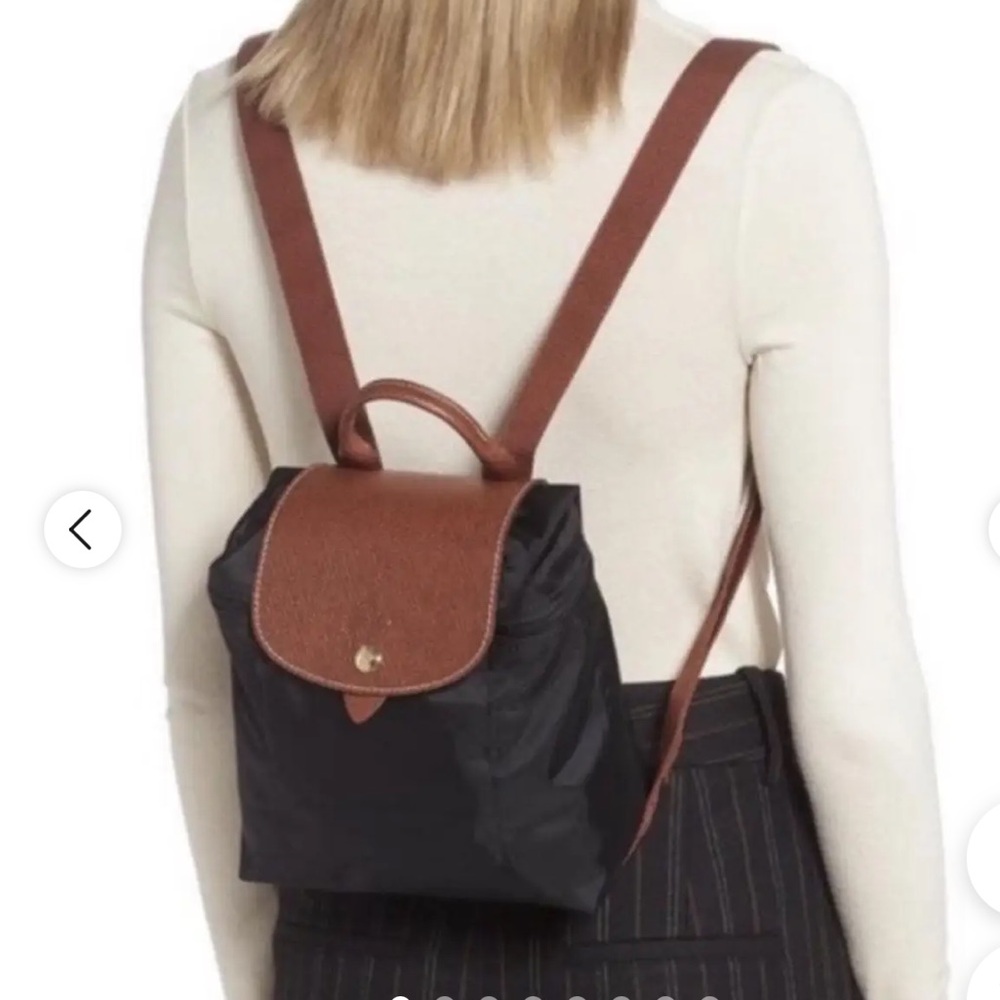 LONGCHAMP Le Pliage “Sac a Dos” Mini Black Backpack